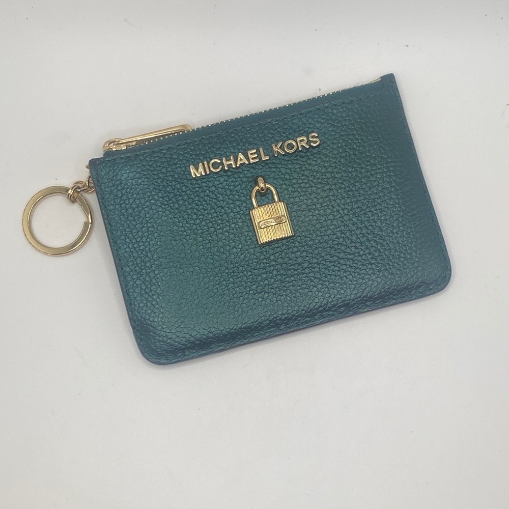 Michael Kors Embossed Leather Adele Coinpouch/Id/… - image 1